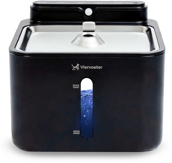 Viervoeter Draadloze RVS Sensor Drinkfontein 3.2L